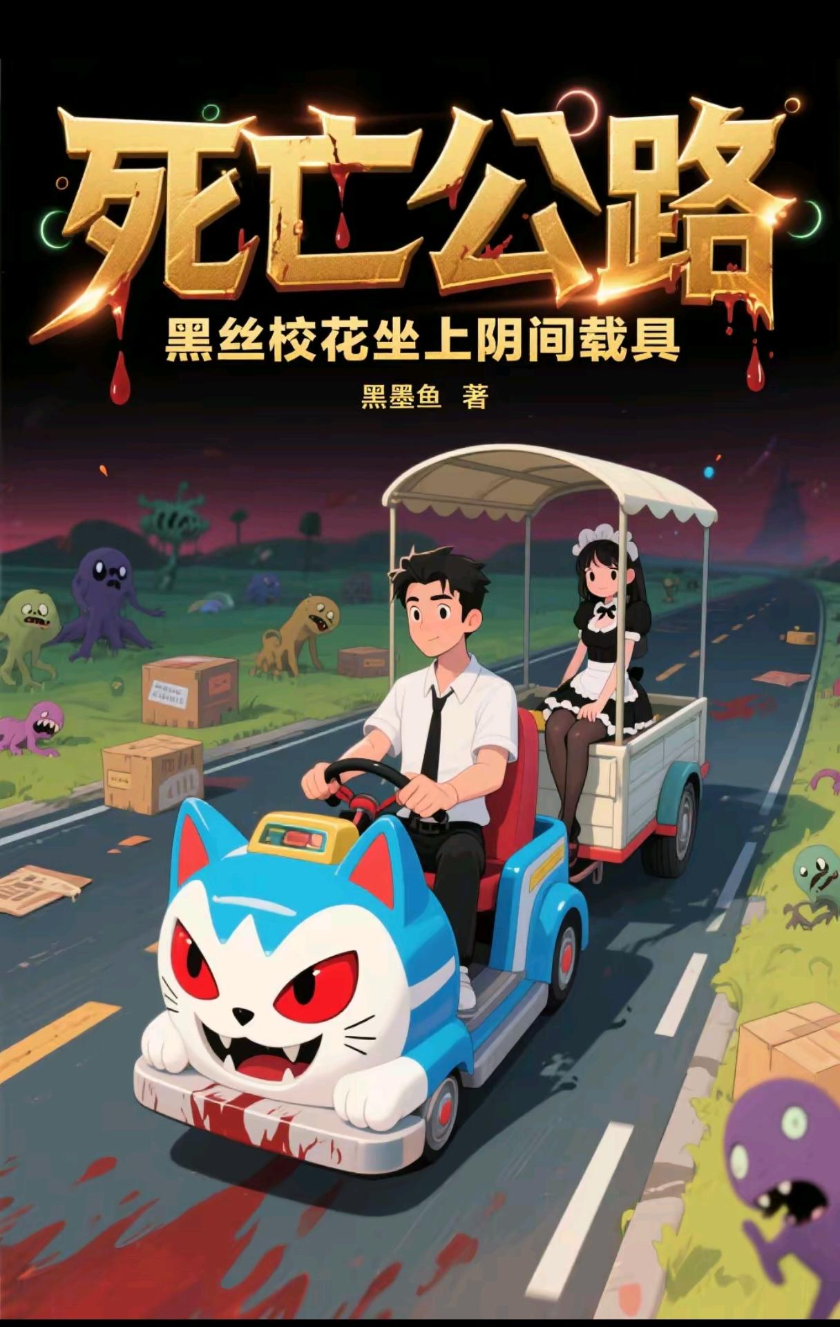 死亡公路，黑丝校花坐上阴间载具