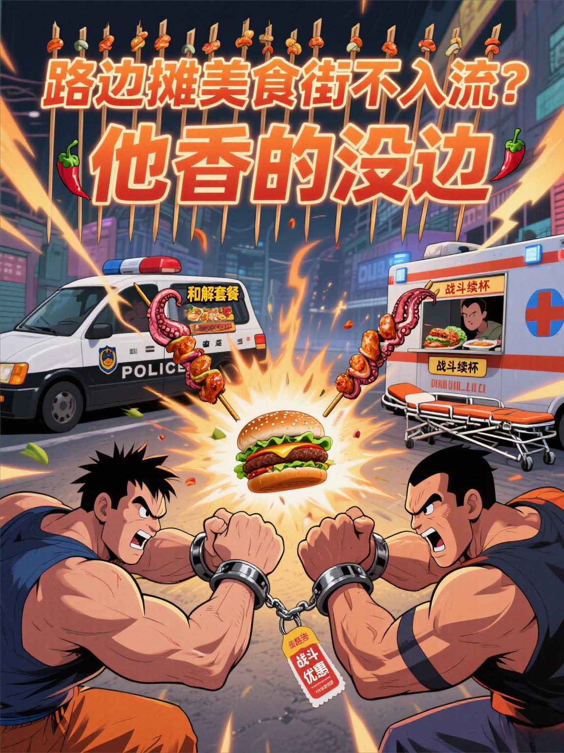 路边摊美食街不入流？他香的没边
